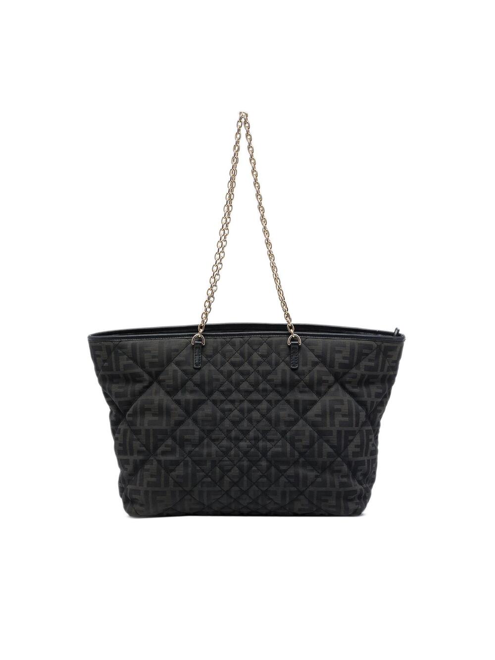 Fendi Medium Quilted Zucca Canvas Chain #351255F61B